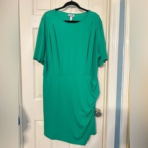 Future Collective Short Sleeve Dress Green sz XXL NWOT